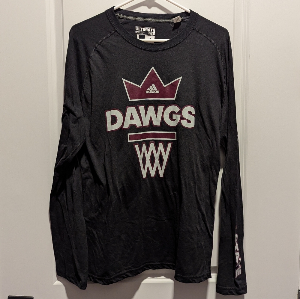 Adidas Mississippi State University DAWGS Long Sleeve Shirt